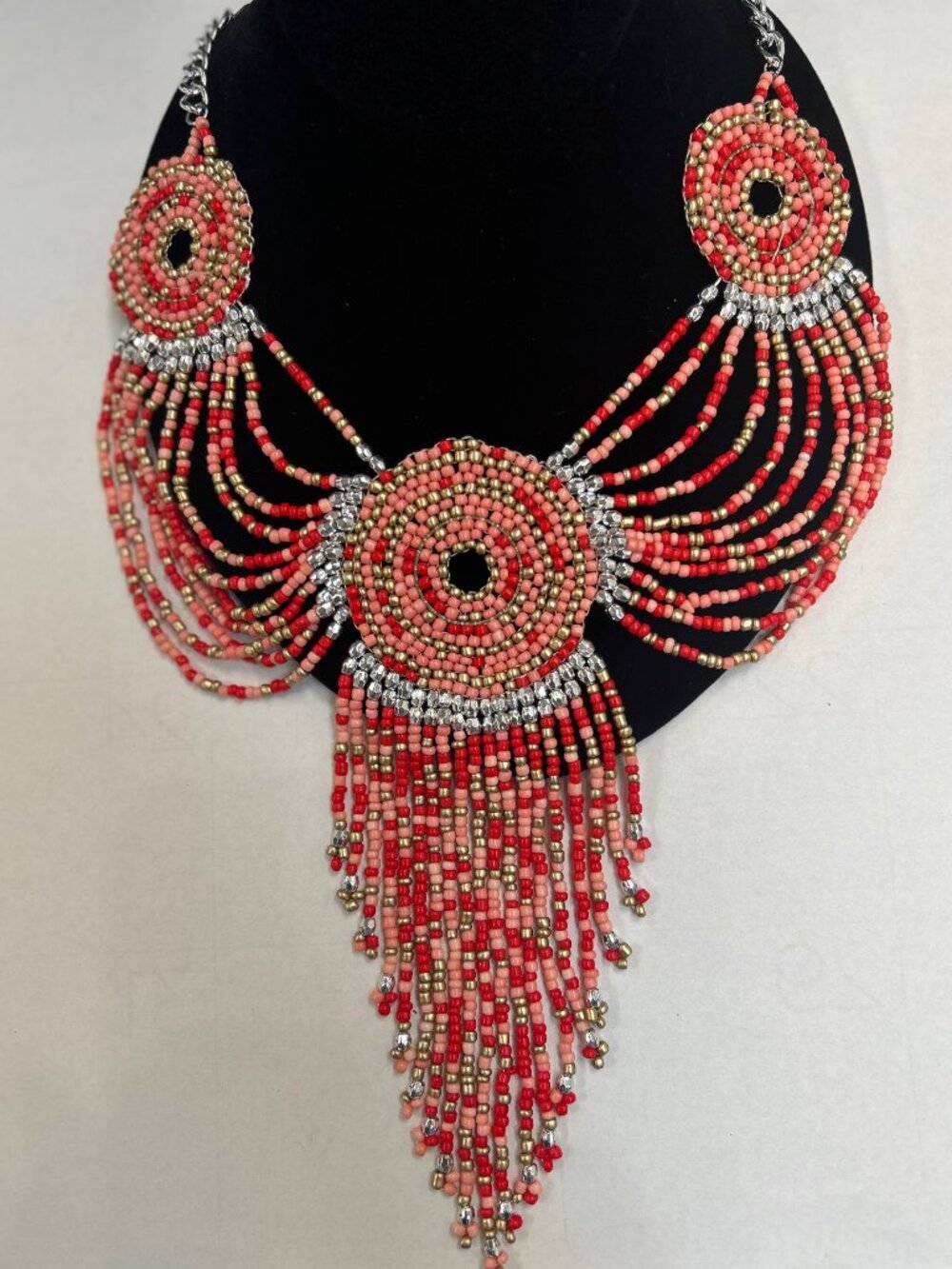 Beautiful Beaded Statement Necklace